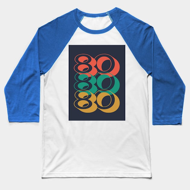 best of 1980s Baseball T-Shirt by TEEKRID